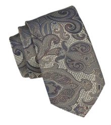 Krawat Męski - Alties - Odcienie Beżów, Orientalny Wzór. Krawaty i muchy Alties, bez wzorów, z tkaniny. Za 49.00 zł.