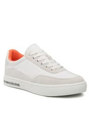 Calvin Klein Jeans Sneakersy Classic Cupsole Su Softny YM0YM00669 Biały. Białe buty sportowe casual Calvin Klein Jeans, bez wzorów, z jeansu, bez zapięcia. Za 279.99 zł.