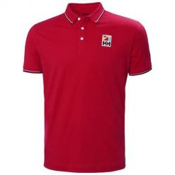 Koszulka sportowa męska Helly Hansen Jerey. Czerwone t-shirty sportowe Helly Hansen, bez wzorów, z bawełny, bez ramiączek. Za 388.00 zł.