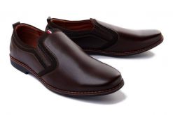 WOJTYŁKO 9W22602V brąz, półbuty męskie. Brązowe eleganckie półbuty Wojtyłko, bez wzorów, bez obcasa, bez zapięcia. Za 127.92 zł.