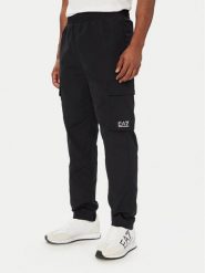 EA7 Emporio Armani Spodnie cargo 7M002183 AF13190 UC001 Czarny Regular Fit. Czarne spodnie materiałowe EA7 Emporio Armani, m, bez wzorów, z materiału. Za 574.99 zł.