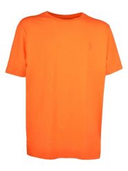 U.S. Polo Assn. Koszulka w kolorze pomarańczowym rozmiar: XL. Pomarańczowe bezrękawniki U.S. Polo Assn., s, bez wzorów, bez kołnierzyka, bez ramiączek. Za 83.42 zł.
