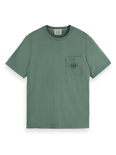 Scotch & Soda Koszulka w kolorze zielonym rozmiar: M. Zielone bezrękawniki Scotch & Soda, m, bez wzorów, bez kołnierzyka, bez ramiączek. Za 44.92 zł.