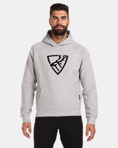Męska bluza z kapturem Kilpi FJELA-M bawełniana. Szare bluzy z kapturem Kilpi, m, bez wzorów, z bawełny, z kapturem. Za 166.00 zł.