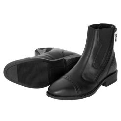 Sztyblety jeździeckie START Swing. Czarne sztyblety START, z aplikacjami, z materiału, bez obcasa, bez zapięcia. Za 255.99 zł.