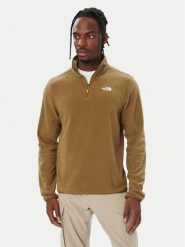 The North Face Polar Glacier NF0A8D0Q Khaki Regular Fit. Brązowe bluzy z polaru The North Face, m, bez wzorów, z polaru, bez kaptura. Za 299.99 zł.