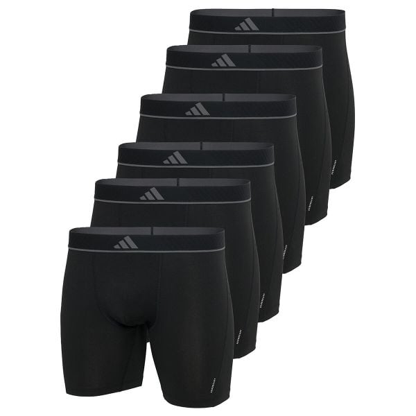 Bokserki Active Micro Flex Eco 6 pak. Czarne bokserki Adidas, m, bez wzorów, z elastanu. Za 358.00 zł.
