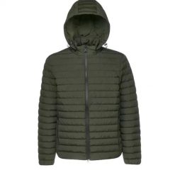 Kurtka GEOX M4625H Zielony. Zielone kurtki Geox, m, bez wzorów, z puchu, bez kaptura. Za 645.99 zł.