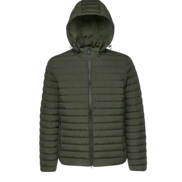 Kurtka GEOX M4625H Zielony. Zielone kurtki Geox, m, bez wzorów, z puchu, bez kaptura. Za 645.99 zł.