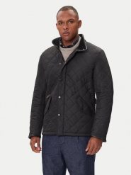 Barbour Kurtka przejściowa Powell MQU0281BK11 Czarny Slim Fit. Czarne kurtki Barbour, m, bez wzorów, z syntetyku, bez kaptura. Za 1,019.00 zł.