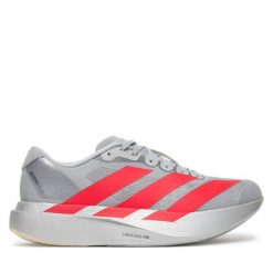 Buty do biegania adidas. Szare buty do biegania Adidas, bez wzorów, bez zapięcia, do biegania. Za 649.99 zł.