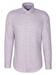 Seidensticker Koszula - Slim fit - w kolorze fioletowym rozmiar: 39. Różowe koszule Seidensticker, bez wzorów, z bawełny, bez kołnierzyka, bez ramiączek. Za 141.85 zł.