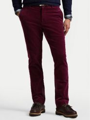 Polo Ralph Lauren Spodnie materiałowe 710879958018 Czerwony Slim Fit. Czerwone spodnie materiałowe Polo Ralph Lauren, m, bez wzorów, z bawełny. Za 479.99 zł.