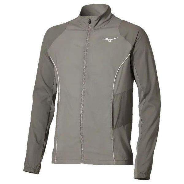 Kurtka z dresu Mizuno Frontier Shadow. Szare kurtki Mizuno, l, bez wzorów, z dresówki, bez kaptura. Za 364.20 zł.