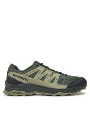 Salomon Trekkingi Grivola L47789800 Zielony. Zielone buty trekkingowe Salomon, bez wzorów, z materiału, bez zapięcia. Za 369.99 zł.