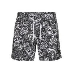 Spodenki kąpielowe Urban Classics pattern. Niebieskie kąpielówki Urban Classics, l, bez wzorów, krótkie. Za 116.75 zł.
