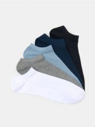 Prążkowane skarpetki 5 pack - wielobarwny. Skarpety Sinsay, bez wzorów, prążkowane. Za 15.99 zł.