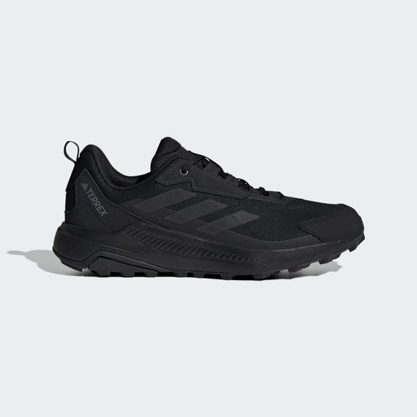 Buty Terrex Anylander Hiking. Czarne buty turystyczne Adidas, bez wzorów, z materiału, bez zapięcia, trekkingowe, adidas terrex. Za 329.00 zł.