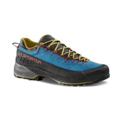 Buty podejściowe męskie La Sportiva TX4 Evo z membraną. Niebieskie buty trekkingowe La Sportiva, bez wzorów, bez zapięcia, trekkingowe. Za 770.99 zł.