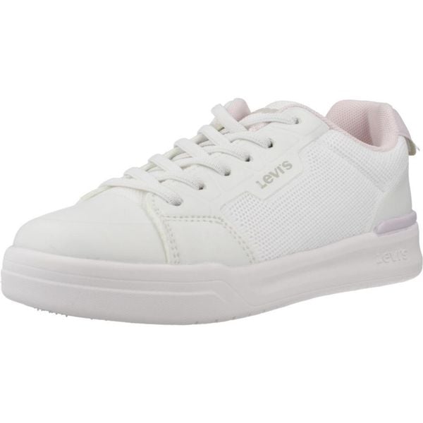 Buty LEVI'S DUTTON Biały. Białe buty turystyczne Levi's®, bez wzorów, z syntetyku, bez zapięcia, na fitness i siłownię. Za 175.99 zł.