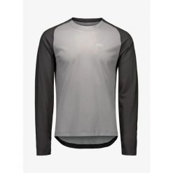 Bluza rowerowa męska POC Motion Air L/S Jersey. Szare bluzy POC, l, bez wzorów, z jersey, bez kaptura. Za 277.99 zł.