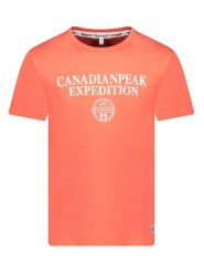 Canadian Peak Koszulka "Jvickeak" w kolorze koralowym rozmiar: XL. Czerwone bezrękawniki Canadian Peak, xl, bez wzorów, z bawełny, bez kołnierzyka, bez ramiączek. Za 56.99 zł.