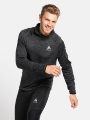 Odlo Bluza funkcyjna "Essential" w kolorze czarnym rozmiar: M. Czarne t-shirty sportowe ODLO, bez wzorów, z materiału, bez ramiączek, outdoorowe. Za 158.84 zł.
