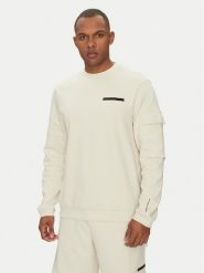 EA7 Emporio Armani Bluza 7M000324 AF12660 U1112 Écru Regular Fit. Bluzy EA7 Emporio Armani, m, bez wzorów, bez kaptura. Za 319.99 zł.