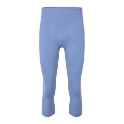 Legginsy o długości 3/4 Falke Maximum Warm. Niebieskie legginsy długie sportowe Falke, xl, bez wzorów, z elastanu. Za 314.00 zł.