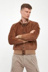 Kurtka męska zamszowa AERONAUTICA MILITARE. Kurtki Aeronautica Militare, m, bez wzorów, z zamszu, bez kaptura. Za 3,549.00 zł.