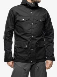Kurtka outdoorowa męska Fjallraven Greenland Jacket. Czarne kurtki Fjällräven, m, bez wzorów, z bawełny. Za 1,032.89 zł.