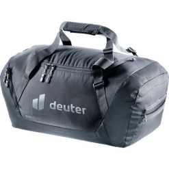 Torba podróżna Deuter Duffel 50. Czarne torby na ramię Deuter, bez wzorów, z materiału, na ramię, bez dodatków. Za 351.99 zł.