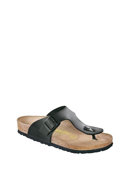 Birkenstock Japonki "Gizeh" w kolorze czarnym rozmiar: 41. Czarne japonki Birkenstock, bez wzorów. Za 337.41 zł.