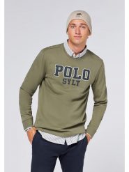 Polo Sylt Koszulka w kolorze khaki rozmiar: M. Brązowe koszulki polo Polo Sylt, m, bez wzorów, z bawełny, bez kołnierzyka, bez ramiączek. Za 82.99 zł.