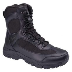 Męskie Buty Do Chodzenia Magg. Czarne buty turystyczne MAGNUM, bez wzorów, z futra, bez zapięcia, trekkingowe. Za 522.10 zł.