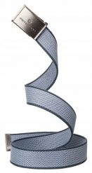 Pasek parciany Peterson [DH] PTN OLD-D.GREY błękitny. Niebieskie paski Peterson, bez wzorów, z jeansu. Za 33.00 zł.