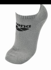 Skarpety Arena Sports Socks Basic niskie 3pack. Szare skarpetki sportowe Arena, bez wzorów, z materiału. Za 34.99 zł.