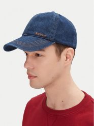Barbour Czapka z daszkiem Grindle Cap MHA0887BL11 Niebieski. Niebieskie czapki z daszkiem Barbour, bez wzorów, z bawełny. Za 139.99 zł.