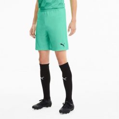 Spodenki Puma Teamfinal 21 Knit Shorts, Mężczyźni. Zielone szorty Puma, m, bez wzorów, z poliesteru, sportowe. Za 290.00 zł.