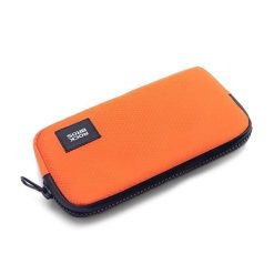 Saszetka rowerowa Rockbros na telefon, klucze, portfel. Brązowe portfele ROCKBROS, bez wzorów, z materiału, bez dodatków. Za 54.99 zł.