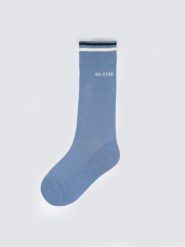 Skarpety męskie długie niebieskie Dipran 401. Niebieskie skarpety BIG STAR, bez wzorów, z bawełny. Za 19.99 zł.