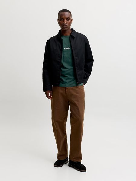 Jack & Jones Koszulka "Jjesoho" w kolorze ciemnozielonym rozmiar: S. Zielone bezrękawniki Jack & Jones, s, bez wzorów, z bawełny, bez kołnierzyka, bez ramiączek. Za 64.95 zł.