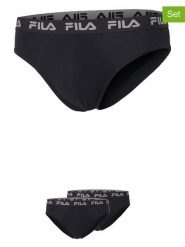 Fila Slipy (3 pary) w kolorze czarnym rozmiar: XL. Czarne slipki Fila, xl, bez wzorów. Za 65.99 zł.