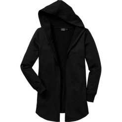 Bluza bez zapięcia Slim Fit bonprix czarny. Bluzy z kapturem marki bonprix. Za 89.99 zł.
