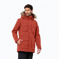Kurtka męska Jack Wolfskin Glacier Canyon Parka. Brązowe kurtki Jack Wolfskin, m, bez wzorów, bez kaptura. Za 1,259.00 zł.