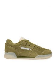 Reebok Sneakersy EO-WORKOUT PLUS 100244988 Zielony. Zielone buty sportowe casual Reebok, bez wzorów, ze skóry, bez zapięcia. Za 349.99 zł.