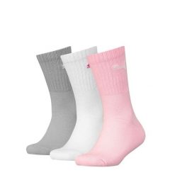 Puma Skarpety Sport Junior 3-Pack 90795805. Białe skarpetki sportowe Puma, bez wzorów. Za 39.99 zł.