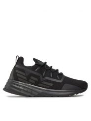 EA7 Emporio Armani Sneakersy X8X130 XK309 R313 Czarny. Czarne buty sportowe casual EA7 Emporio Armani, bez wzorów, z materiału, bez zapięcia. Za 729.99 zł.