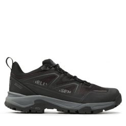 Trekkingi Helly Hansen. Czarne buty trekkingowe Helly Hansen, bez wzorów, bez zapięcia. Za 409.99 zł.