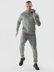 4F Spodnie treningowe szybkoschnące męskie - szare 3XL. Szare spodnie treningowe długie 4F, m, bez wzorów, z dzianiny. Za 179.99 zł.